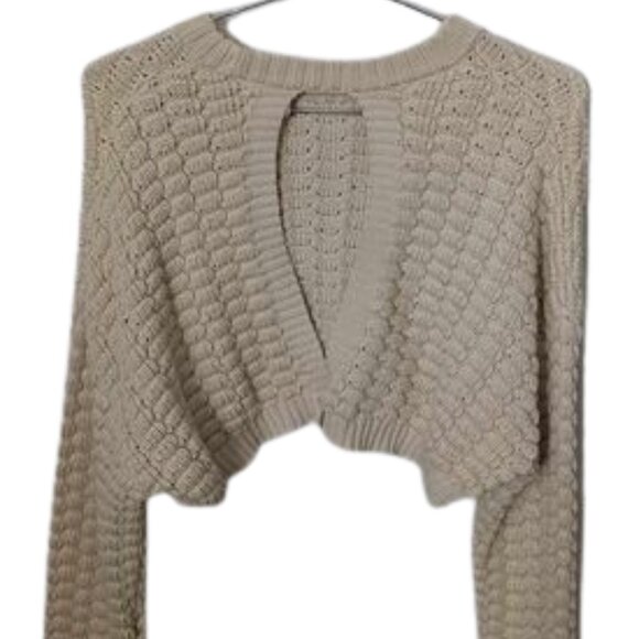 Milk It Glare Knit Cutout Sweater Size 8 - Picture 4 of 15